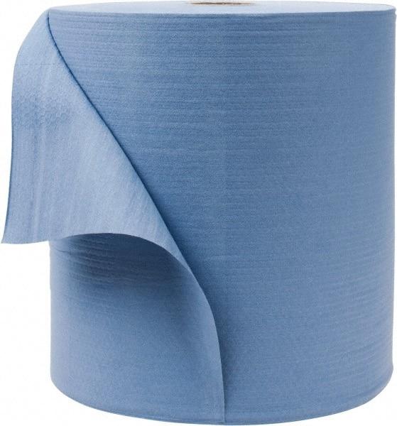 WypAll - X80 Dry Shop Towel/Industrial Wipes - Jumbo Roll, 13-3/8" x 12-1/2" Sheet Size, Blue - All Tool & Supply