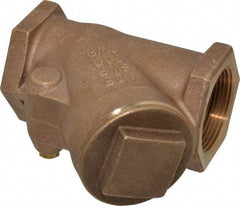 NIBCO - 1-1/2" Bronze Check Valve - Y-Pattern, FNPT x FNPT, 200 WOG - All Tool & Supply