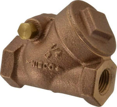 NIBCO - 1/4" Bronze Check Valve - Y-Pattern, FNPT x FNPT, 200 WOG - All Tool & Supply