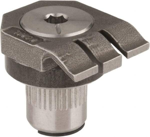 Mitee-Bite - 7-1/2mm Clamping Height, 880 Lb Clamping Pressure, Raised Height Low Profile Positioning Stop - 7-1/2mm Jaw Height, Spring Steel, Series Mitee-Bite Kopal Mini Clamps - All Tool & Supply