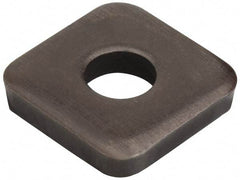 Jergens - 5/8" Bolt, 2" Square, Black Oxide Finish, Steel Square Flat Washer - 21/32" ID, 1/4" Thick - All Tool & Supply