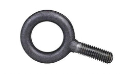 Gibraltar - 1,300 Lb Capacity, Steel, 3/8-16 Thread, Lifting Eye Bolt - Partially Threaded, 6" Shank, 2-1/2" Thread Length, No Shoulder - All Tool & Supply