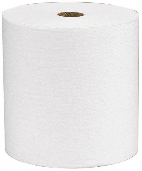 Scott - Hard Roll of 1 Ply White Paper Towels - 8" Wide, 400' Roll Length - All Tool & Supply