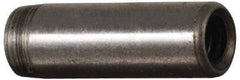 Jergens - 7/16" Diam x 1-1/2" Pin Length C-1215 Alloy Steel Pull Out Dowel Pin - C 47-58 & C 60-64 (Surface) Hardness, 1 Beveled & 1 Threaded End - All Tool & Supply