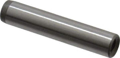 Jergens - 1/4" Diam x 1-1/4" Pin Length C-1215 Alloy Steel Pull Out Dowel Pin - C 47-58 & C 60-64 (Surface) Hardness, 1 Beveled & 1 Threaded End - All Tool & Supply