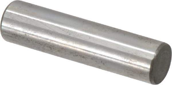 Jergens - 3/8" Diam x 1-1/2" Pin Length C-1215 Alloy Steel Pull Out Dowel Pin - C 47-58 & C 60-64 (Surface) Hardness, 1 Beveled & 1 Threaded End - All Tool & Supply