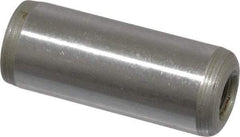 Jergens - 1/2" Diam x 1-1/4" Pin Length C-1215 Alloy Steel Pull Out Dowel Pin - C 47-58 & C 60-64 (Surface) Hardness, 1 Beveled & 1 Threaded End - All Tool & Supply