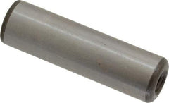 Jergens - 1/2" Diam x 1-3/4" Pin Length C-1215 Alloy Steel Pull Out Dowel Pin - C 47-58 & C 60-64 (Surface) Hardness, 1 Beveled & 1 Threaded End - All Tool & Supply