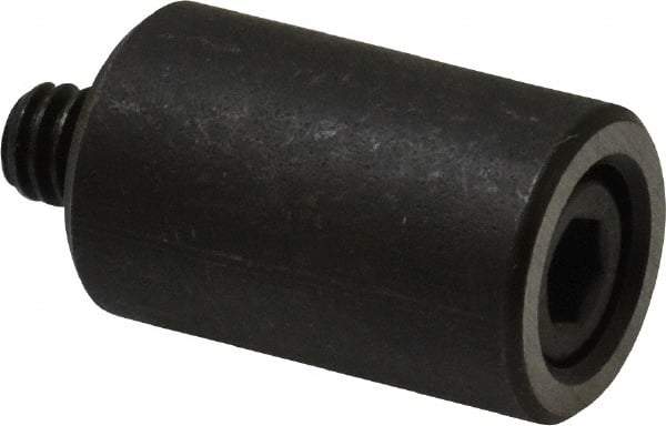 Jergens - 1/4-20 Thread, 5/8" OD, 1" High, Jig Foot - Black Oxide Finish, Low Carbon Steel, Case Hardened, 75-77 R30N Heat Treatment - All Tool & Supply