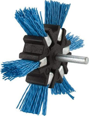 Value Collection - 4" OD, 1/4" Shank Diam, Nylon Wheel Brush - 1/2" Face Width - All Tool & Supply