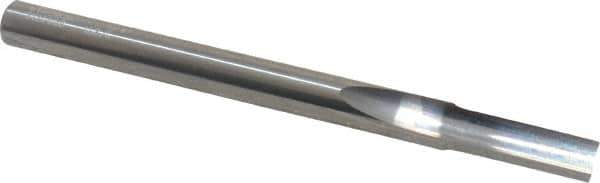 Onsrud - 1/4" Diam, 1/4" Shank Diam, 3/4" Length of Cut, 1 Flute Single Edge Straight Router Bit - 3-1/4" Overall Length, Left Hand Cut, Solid Carbide - All Tool & Supply