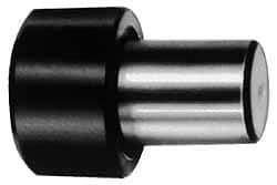 Gibraltar - 1-3/32" OAL, 5/8" Head Height, 5/8" OD, 52100 Steel, Unground, Press Fit Rest Button - Black Oxide Coating, 3/8" Pin Diam - All Tool & Supply