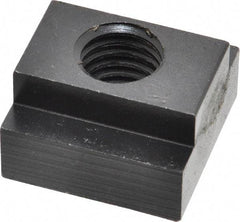 Jergens - 5/8-11 Blind Tapped T Slot Nut - 3/4" Slot Width, 1-1/4 x 15/32" Base Width x Height, 1-1/4 x 3/4" OAL x Height - All Tool & Supply