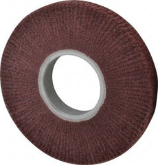 3M - 8" Diam Aluminum Oxide Finishing Flap Wheel - 3" Hole, 1" Wide, Density 5, Nonwoven, Fine Grade, 3,200 Max RPM - All Tool & Supply