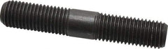 Jergens - 7/8-9 5" OAL Equal Double Threaded Stud - Alloy Steel, Black Oxide Finish, 1-29/32" Equal Thread Length - All Tool & Supply