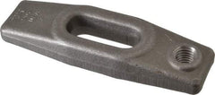 Jergens - 5/8" Stud, 1-3/8" Travel, 6" OAL x 1-3/4" Overall Width x 7/8" Overall Height, Heel Clamp - Grade C-1030/C-1035 Forged Steel, 1-3/8" Long x 11/16" Wide Slot, 2-5/16" Length x 1-1/4" Width x 9/16" Tapered Height, Tapped - All Tool & Supply