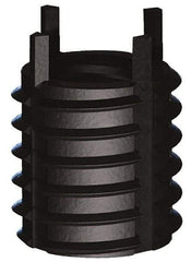 Jergens - 1-1/2 - 6 Internal, 1-7/8 - 12 External, UNC, 2" Insert Length, Heavy Duty Keylocking Thread Inserts - Carbon Steel, Zinc Phosphate Finish, Grade C1215, 2B Internal Class of Fit, 2A External Class of Fit, Use Tool 215-064716 - All Tool & Supply