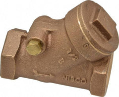 NIBCO - 1/2" Bronze Check Valve - Y-Pattern, FNPT x FNPT, 200 WOG - All Tool & Supply