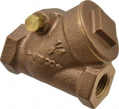 NIBCO - 1/4" Bronze Check Valve - Y-Pattern, FNPT x FNPT, 200 WOG - All Tool & Supply