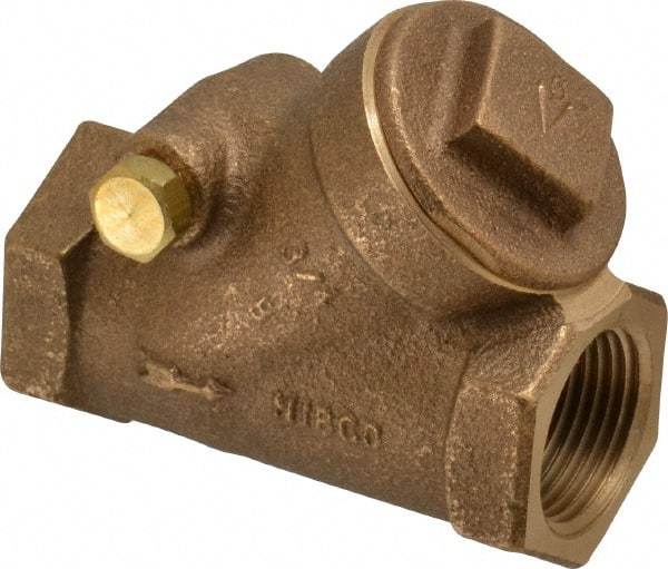 NIBCO - 3/4" Bronze Check Valve - Y-Pattern, FNPT x FNPT, 200 WOG - All Tool & Supply