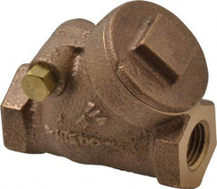 NIBCO - 1/4" Bronze Check Valve - Y-Pattern, FNPT x FNPT, 200 WOG - All Tool & Supply