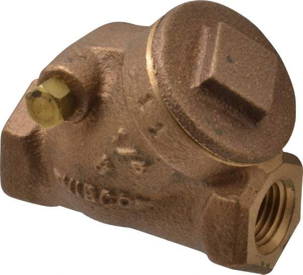 NIBCO - 1/4" Bronze Check Valve - Y-Pattern, FNPT x FNPT, 200 WOG - All Tool & Supply