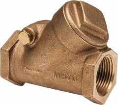 NIBCO - 1" Bronze Check Valve - Y-Pattern, FNPT x FNPT, 300 WOG - All Tool & Supply