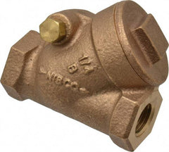 NIBCO - 1/4" Bronze Check Valve - Y-Pattern, FNPT x FNPT, 300 WOG - All Tool & Supply