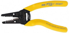 Ideal - 18 to 10 AWG Capacity Wire Stripper - 7" OAL, Cushion Grip Handle - All Tool & Supply