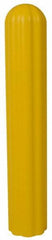 Eagle - 10" Deep x 57" High, 8" Bumper Post Sleeve - Yellow, High Density Polyethylene, 9 Lb, Ribbed Surface - All Tool & Supply