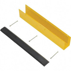 Vestil - 4-7/8" Long, Rubber Rack Guard - Yellow/Black - All Tool & Supply