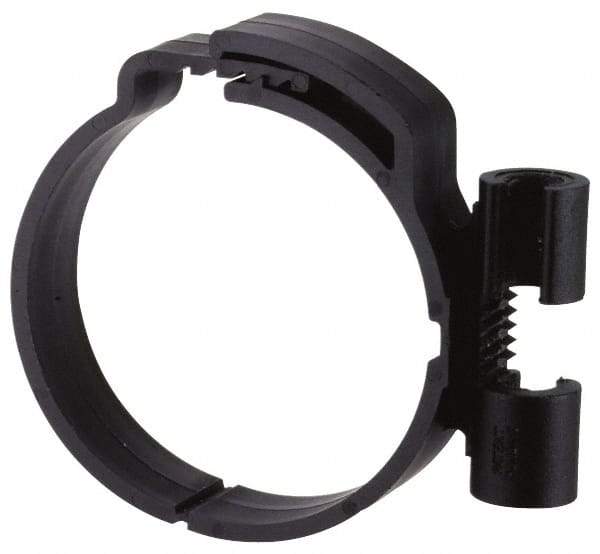 ZSI - 3/8" Rod, 1-1/2" Tube Diam, Cushion Clamp - Black, 150 Lb Capacity, Polyamide - All Tool & Supply