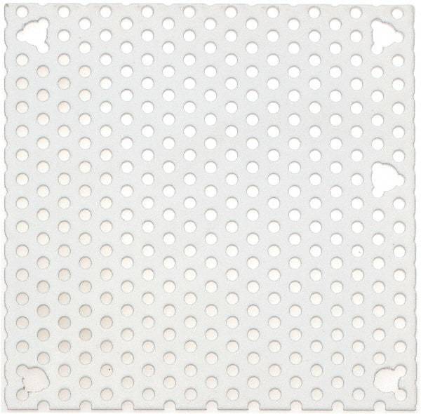 Cooper B-Line - 4-1/4" OAW x 4-1/4" OAH Powder Coat Finish Electrical Enclosure Perforated Panel - 6" x 6" Box, 16 Gauge Steel, Use with 664-1 - All Tool & Supply