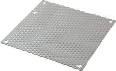 Cooper B-Line - 6-1/4" OAW x 6-1/4" OAH Powder Coat Finish Electrical Enclosure Perforated Panel - 8" x 8" Box, 16 Gauge Steel, Use with 884-1/886-1 - All Tool & Supply