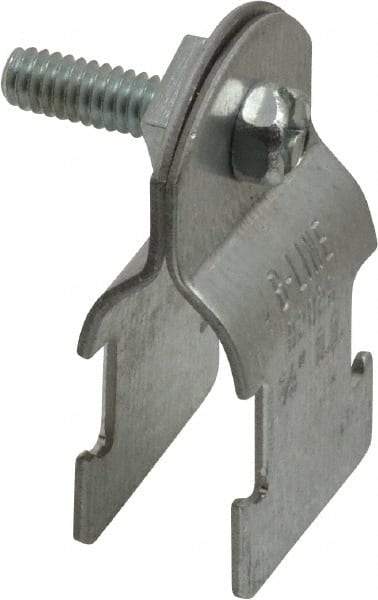 Cooper B-Line - 5/8" Pipe, 16 Gauge, Grade ASTM A1011," Pipe or Conduit Clamp - Zinc Plated, 400 Lb Capacity, All Conduit - All Tool & Supply