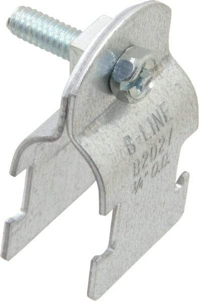 Cooper B-Line - 3/4" Pipe, 16 Gauge, Grade ASTM A1011," Pipe or Conduit Clamp - Zinc Plated, 400 Lb Capacity, All Conduit - All Tool & Supply