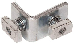 Cooper B-Line - Zinc Plated Carbon Steel 90° Preassembled Strut Fitting - 1/2" Bolt, 2 Holes, Used with Cooper B Line Channel & Strut (All Sizes Except B62 & B72) - All Tool & Supply