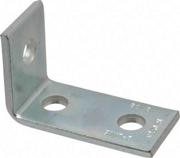 Cooper B-Line - Zinc Plated Carbon Steel 90° Strut Fitting - 1/2" Bolt, 3 Holes, Used with Cooper B Line Channel & Strut (All Sizes Except B62 & B72) - All Tool & Supply