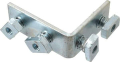 Cooper B-Line - Zinc Plated Carbon Steel 90° Preassembled Strut Fitting - 1/2" Bolt, 4 Holes, Used with Cooper B Line Channel & Strut (All Sizes Except B62 & B72) - All Tool & Supply