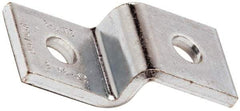 Cooper B-Line - Zinc Plated Carbon Steel Z Strut Fitting - 1/2" Bolt, 2 Holes, Used with Cooper B Line Channel & Strut (All Sizes Except B62 & B72) - All Tool & Supply