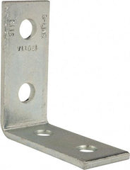 Cooper B-Line - Zinc Plated Carbon Steel 90° Strut Fitting - 1/2" Bolt, 4 Holes, Used with Cooper B Line Channel & Strut (All Sizes Except B62 & B72) - All Tool & Supply