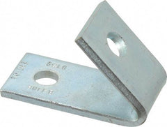 Cooper B-Line - Zinc Plated Carbon Steel 45° Closed Angle Strut Fitting - 1/2" Bolt, 2 Holes, Used with Cooper B Line Channel & Strut (All Sizes Except B62 & B72) - All Tool & Supply