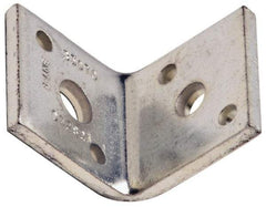 Cooper B-Line - 1/2 or 3/8" Rod, Zinc Plated Carbon Steel Reversible Angle Clip Reversible Angle Strut Clip - 500 Lb Capacity, 2 Holes, Used with Rod To Beam Or Wall Bracket - All Tool & Supply