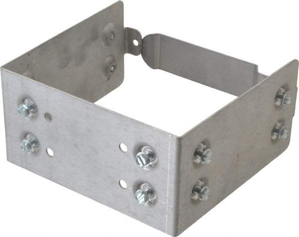 Cooper B-Line - 6 Inch Wide x 6 Inch High, Rectangular Raceway Connector Coupling - Gray, For Use with Lay In Wireways, Type 1 Screw Cover Wireway - All Tool & Supply