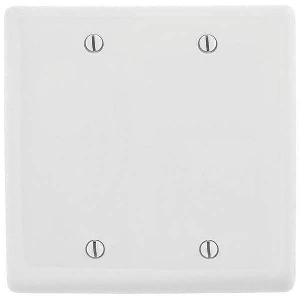 Hubbell Wiring Device-Kellems - Wall Plates Wall Plate Type: Blank Wall Plate Color: White - All Tool & Supply