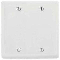 Hubbell Wiring Device-Kellems - Wall Plates Wall Plate Type: Blank Wall Plate Color: White - All Tool & Supply