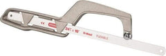 Stanley - 10" Hacksaw - 1" Throat Depth, Cast Aluminum Handle, Aluminum D-Style Handle - All Tool & Supply