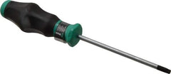 Wera - T27 Torx Driver - 4-33/64" Blade Length, 8-21/32" OAL, Ergonomic Handle - All Tool & Supply