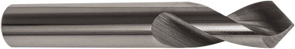 Precision Twist Drill - 3/8" Body Diam, 90°, 3" OAL, Solid Carbide Spotting Drill - All Tool & Supply