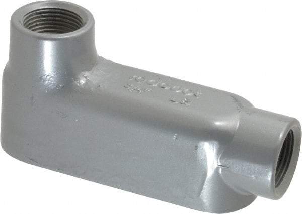 Thomas & Betts - LB Body, 3/4" Trade, IMC, Rigid Aluminum Conduit Body - Oval, 5-1/8" OAL, 7.3 cc Capacity, Gray - All Tool & Supply